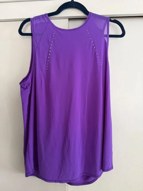 LULULEMON WOMENS SCULPT TANK ATOMIC PURPLE SZ 12 - Picture 2 of 2